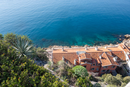 Panoramic view of city of Nice, Provence Alpes-Cote d'Azur, France