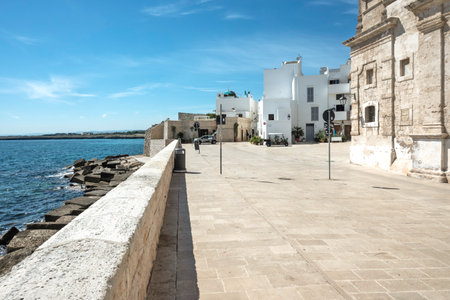 MONOPOLI, ITALY - MAY 13, 2024: Amazing view of The Old town of Monopoli, Apulia Region, Italyのeditorial素材
