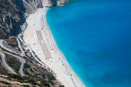 Amazing view of Myrtos Beach, Cephalonia, Ionian Islands, Greece