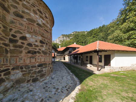 Amazing view of Medieval Poganovo Monastery of St. John Theologian, Serbia