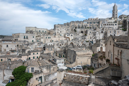 Amazing view of The Old town of Matera, Basilicata Region, Italy