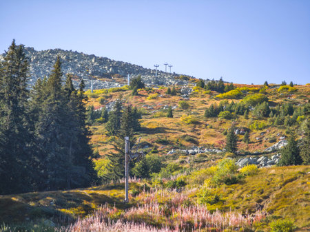 Amazing Autumn panorama of Vitosha Mountain, Bulgariaの写真素材
