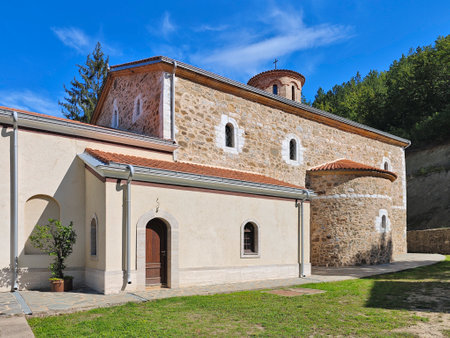 Amazing view of Medieval Sukovo Monastery of Assumption of the Blessed Virgin Mary, Serbia
