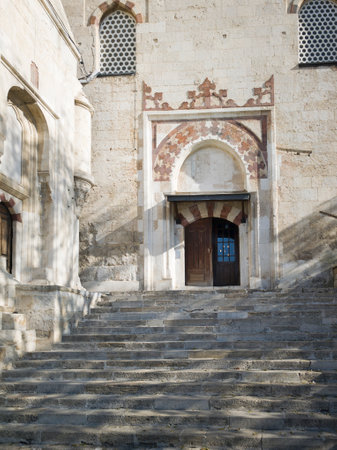 Eski Ulu Camii Mosque in the center of city of Edirne,  East Thrace, Turkeyの写真素材