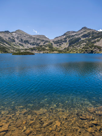 Amazing Summer Landscape of Popovo Lake at Pirin Mountain, Bulgariaの写真素材