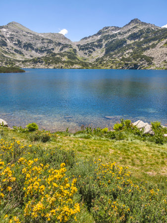 Amazing Summer Landscape of Popovo Lake at Pirin Mountain, Bulgariaの写真素材