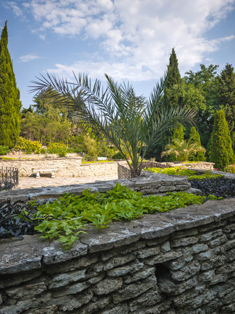Amazing view of Botanical Garden in town of Balchik, Dobrich region, Bulgariaの写真素材