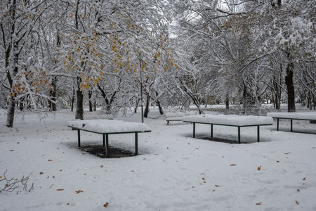 Amazing Winter Panorama in city of Sofia, Bulgaria