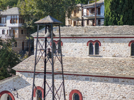 Village of Pinakates at Pelion Mountain, Thessaly, Greece