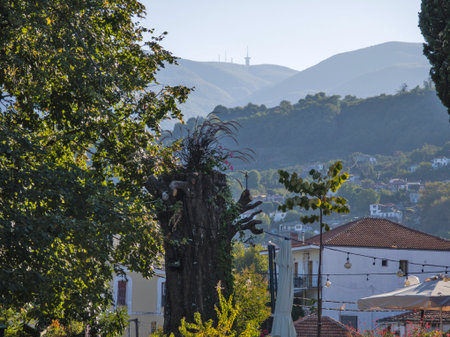 Amazing view of Zagora Village at Pelion Mountain, Thessaly, Greece