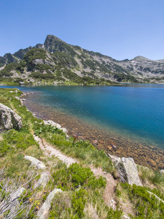 Amazing Summer Landscape of Pirin Mountain near Popovo Lake, Bulgariaの写真素材
