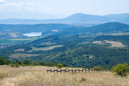 Amazing Summer Landscape of Rudina mountain, Pernik Region, Bulgariaの写真素材