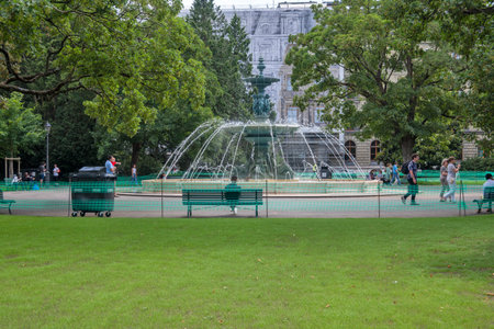GENEVA, SWITZERLAND - JUNE 18, 2023: Panorama of The Old town of city of Geneva, Switzerlandのeditorial素材