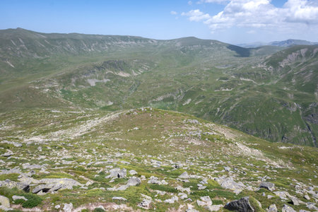 Amazing Summer Landscape of Rila Mountain near Kalin peak, Bulgaria