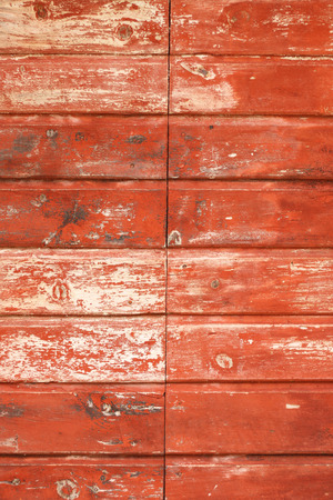 Detail of red wooden doorの写真素材