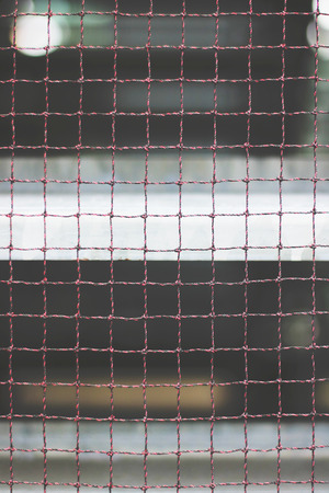 Bokeh behind the gridの写真素材