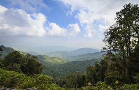 Mountain with sky