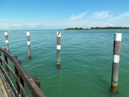 bridge on seaの写真素材