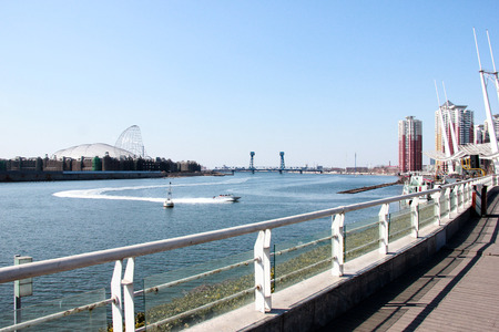 to the future, over the seaの写真素材