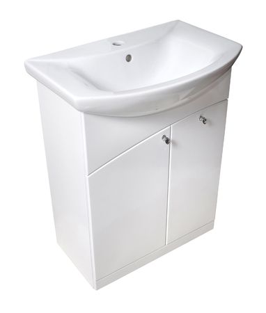 Basin and cabinetの写真素材
