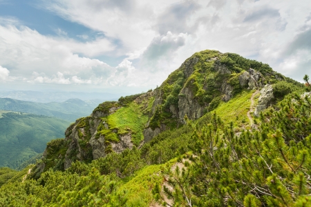 Image of a beautiful carpathian mountains  Marmaros massif in eastern Carpathians の写真素材