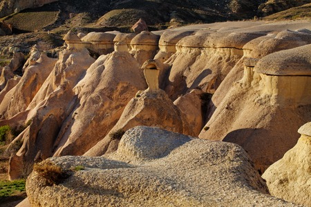 Rose valley near Goreme, Turkeyの写真素材