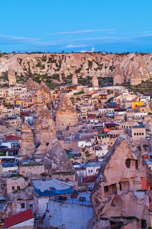 Sunrise in Goreme city, Turkeyの写真素材