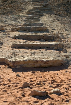 stairs of desertの写真素材