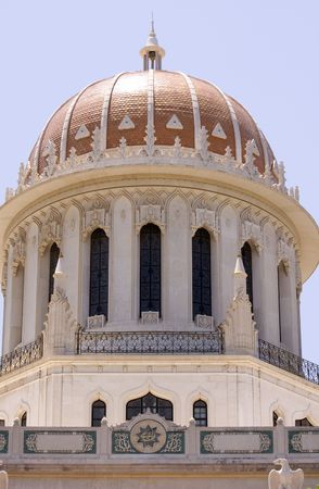 bahai, Hanging Gardens of Haifa, Israelの写真素材