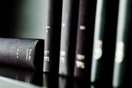 books of law, artistic lighted books stands on Regiment, 