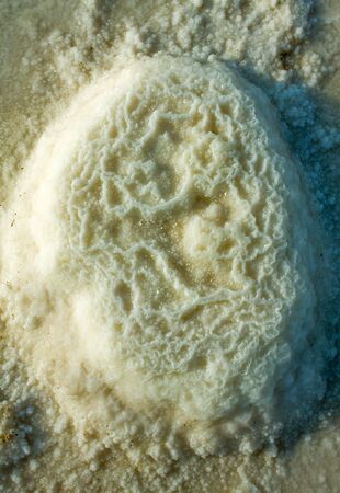 salt of Dead sea Israelの写真素材
