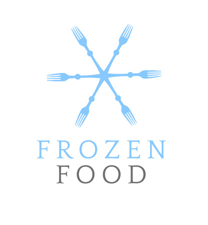 Frozen food symbolの写真素材