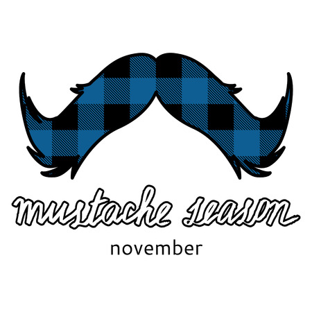 Mustache illustration background.のイラスト素材