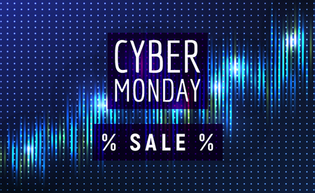 Cyber monday saleの写真素材