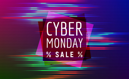 Cyber monday saleの写真素材