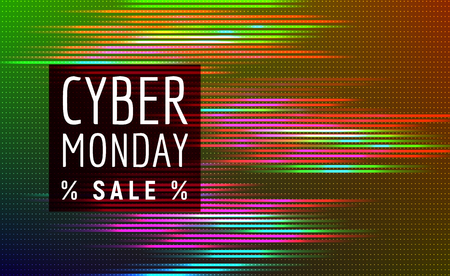 Cyber monday saleの写真素材