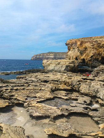 Malta Azure Window collapsedの写真素材