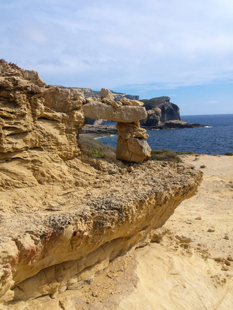 Malta Azure Window collapsedの写真素材