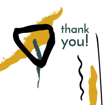 Bohemian abstract social media post template. Isolated on white background.のイラスト素材