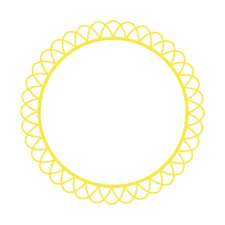 Boho mandala, decorative round ornament. Isolated on white backgroundのイラスト素材