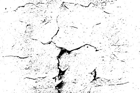 Grunge distressed texture isolated on white backgroundのイラスト素材