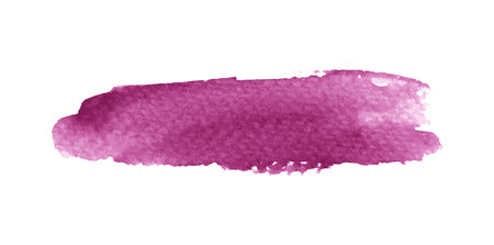 Purple watercolor blot background. Brush stroke abstract shapeのイラスト素材