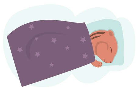 Cute chipmunk vector illustration. For posters, prints, invitations etcのイラスト素材