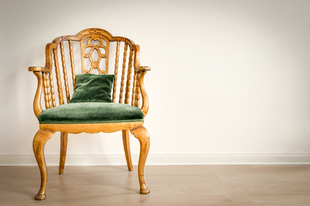 Golden throne in landscape formatの写真素材