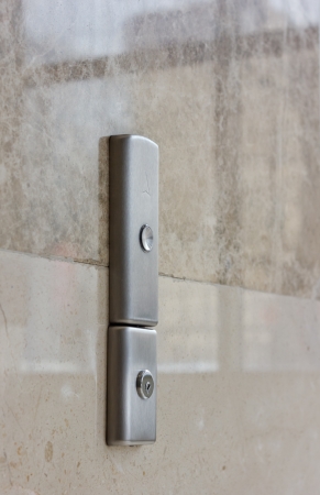 elevator button on the marble wall