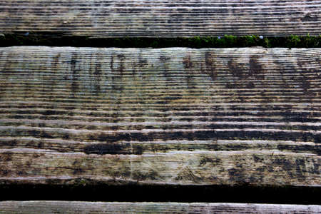 Texture of the wooden bridgeの写真素材