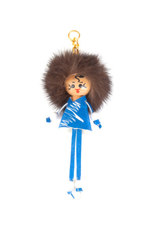 souvenir trinket "Girl in national dress" from Yakutiaの写真素材
