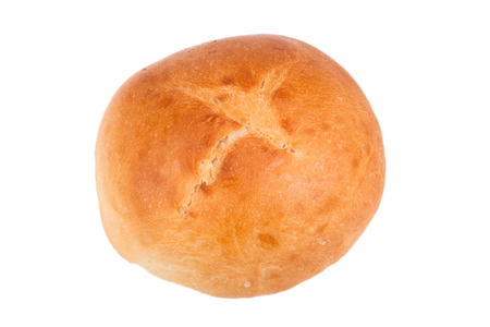 French bread isolated on white backgroundの写真素材
