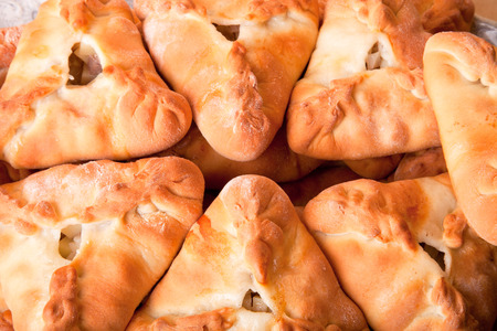 Tatar national patties potatoes and meatの写真素材