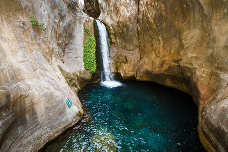 Sapadere Canyon and waterfall. Alanya, Turkeyの写真素材